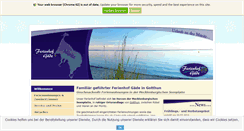 Desktop Screenshot of ferienhof-gaede.m-vp.de