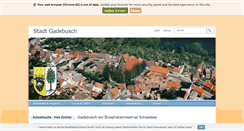 Desktop Screenshot of gadebusch.m-vp.de