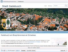 Tablet Screenshot of gadebusch.m-vp.de