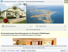 Tablet Screenshot of haus-rosengarten.m-vp.de