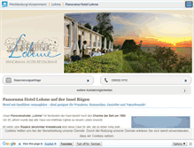 Tablet Screenshot of panorama-hotel-lohme.m-vp.de