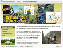 Tablet Screenshot of mecklenburger-draisinenbahn.m-vp.de