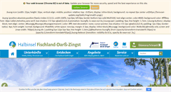 Desktop Screenshot of fischland-darss-zingst.m-vp.de