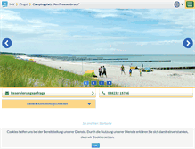 Tablet Screenshot of camping-zingst.m-vp.de