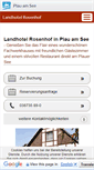 Mobile Screenshot of landhotel-rosenhof.m-vp.de