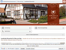 Tablet Screenshot of landhotel-rosenhof.m-vp.de