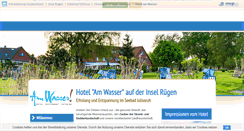 Desktop Screenshot of hotelamwasser.m-vp.de
