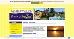 Desktop Screenshot of pension-kleine-insel.m-vp.de