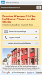 Mobile Screenshot of pensionwarenerhof.m-vp.de