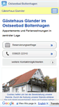 Mobile Screenshot of gaestehaus-glander.m-vp.de