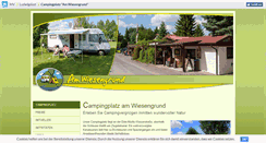 Desktop Screenshot of camping-malliss.m-vp.de