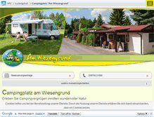 Tablet Screenshot of camping-malliss.m-vp.de