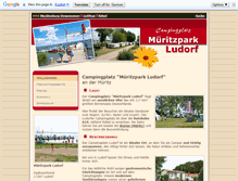 Tablet Screenshot of mueritzpark-ludorf.m-vp.de