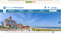 Desktop Screenshot of kuehlungsborn.m-vp.de