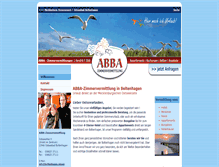 Tablet Screenshot of abba-zimmervermittlung.m-vp.de
