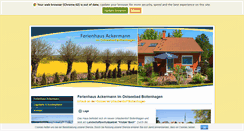 Desktop Screenshot of ferienhaus-ackermann.m-vp.de