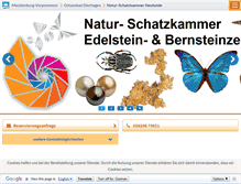 Tablet Screenshot of naturschatzkammer.m-vp.de