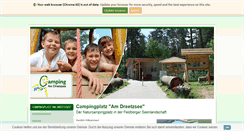 Desktop Screenshot of dreetzseecamping.m-vp.de