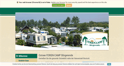 Desktop Screenshot of feriencamp-boergerende.m-vp.de