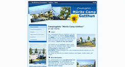 Desktop Screenshot of mueritzcamp-gotthun.m-vp.de