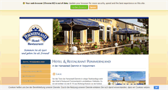 Desktop Screenshot of hotel-pommernland.m-vp.de