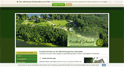 Desktop Screenshot of forsthof-schwarz.m-vp.de