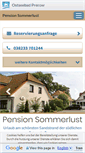 Mobile Screenshot of pension-sommerlust.m-vp.de