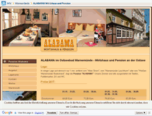 Tablet Screenshot of alabama-warnemuende.m-vp.de