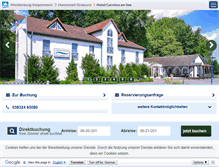 Tablet Screenshot of hotel-carmina.m-vp.de