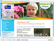 Tablet Screenshot of jugendherberge-teterow.m-vp.de